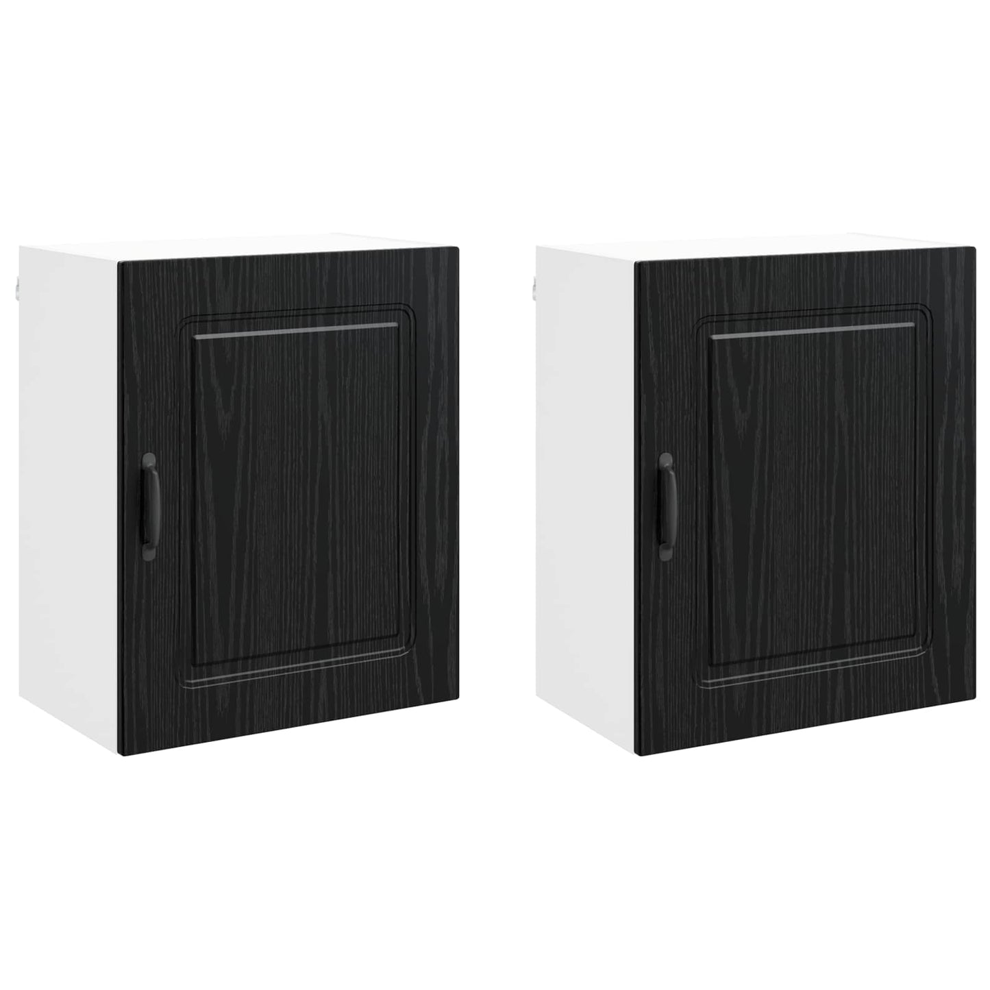 Küchenschrank Kalmar 2 pcs Schwarz Eichen-Optik 50 x 31 x 60 cm