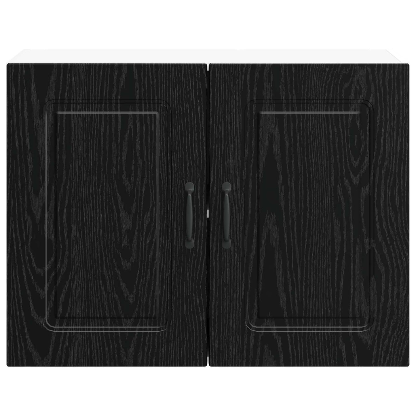 Küchenschrank Kalmar Schwarz Eichen-Optik 80 x 31 x 60 cm