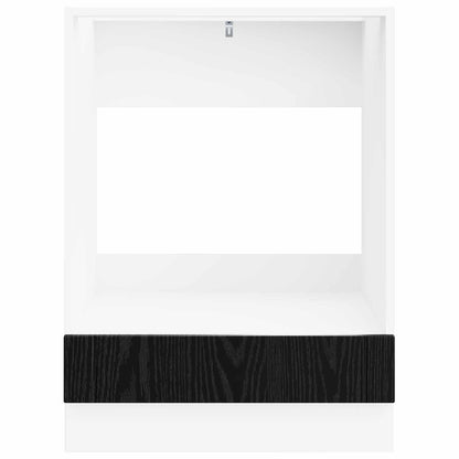 Küchenschrank Schwarz Eichen-Optik 60 x 46 x 81,5 cm