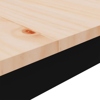 Bartisch Natur 200 x 100 x 105 cm Massives Kiefernholz