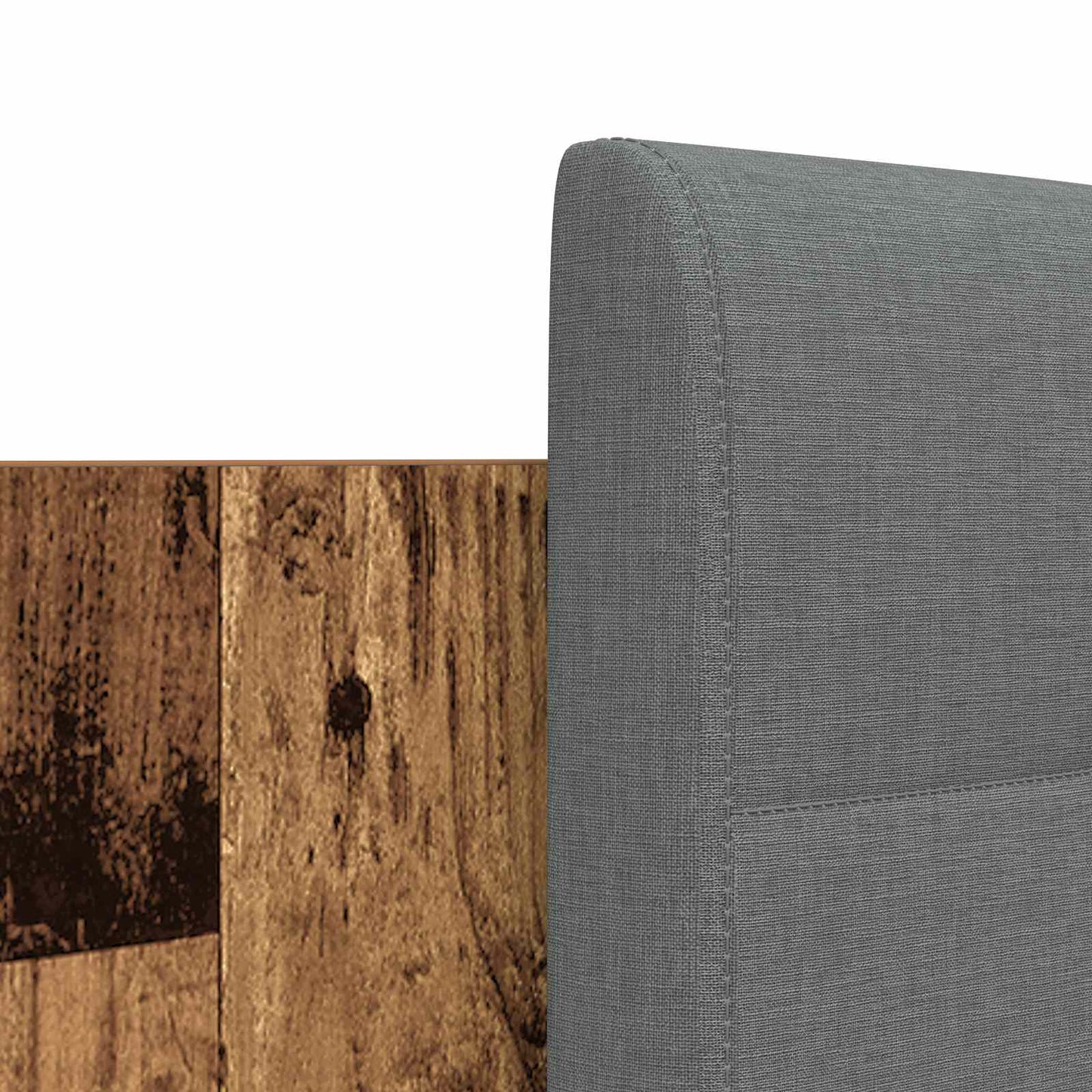 vidaXL Bettgestell mit Kopfteil Altholz 140 x 200 cm Holzwerkstoff
