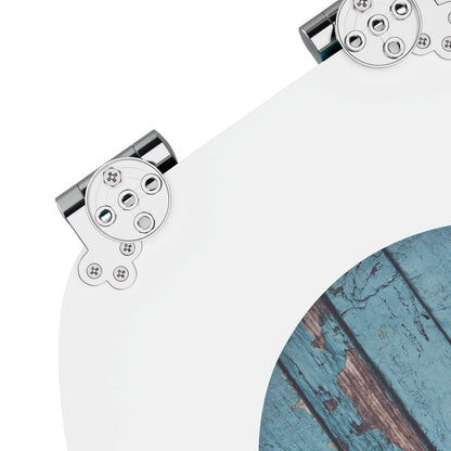 Soft-Close Toilettensitz 2 pcs Blau 44 x 38 cm MDF-Platte