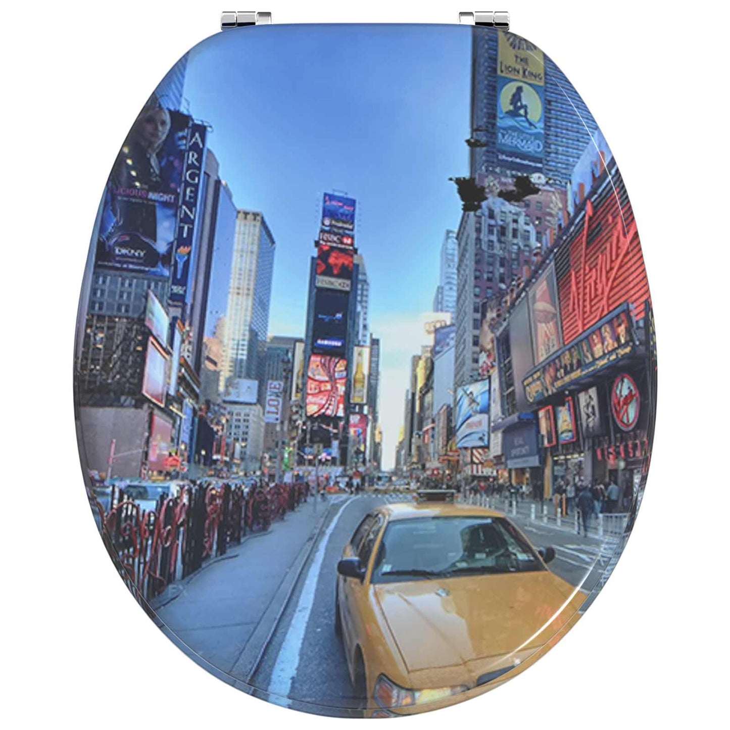 Soft-Close Toilettensitz 2 pcs Grau 44 x 38 cm MDF-Platte