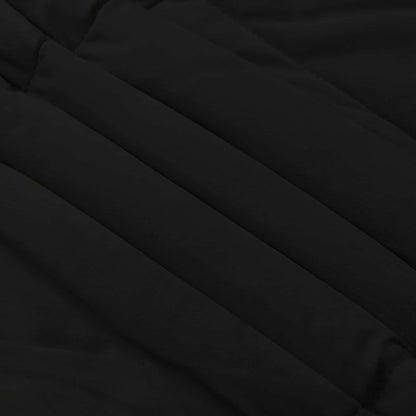 Sommerdecke Gepolstert Schwarz 200 x 200 cm Mikrofaser