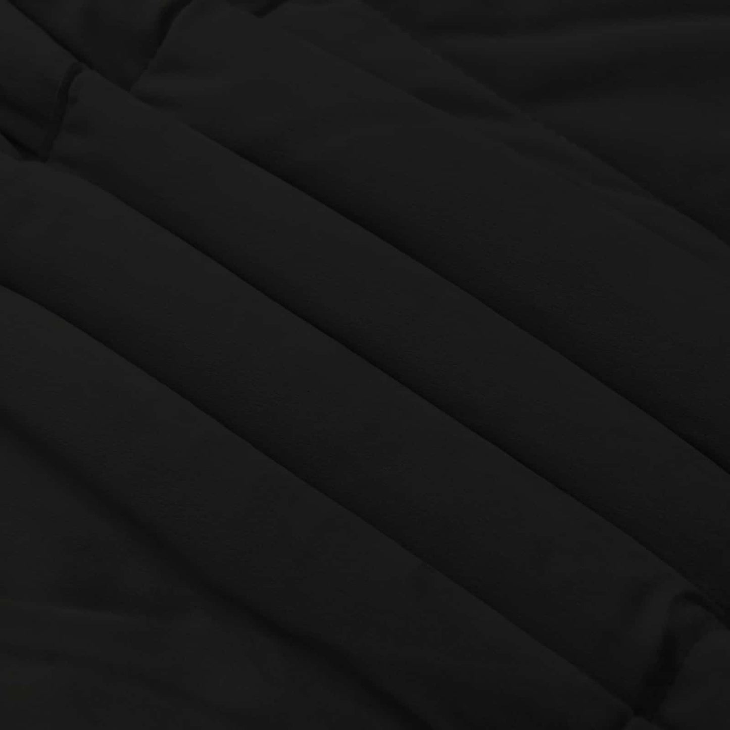 Sommerdecke Gepolstert Schwarz 220 x 260 cm Mikrofaser