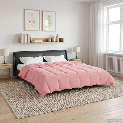 Sommerdecke Gepolstert Rosa 200 x 200 cm Mikrofaser