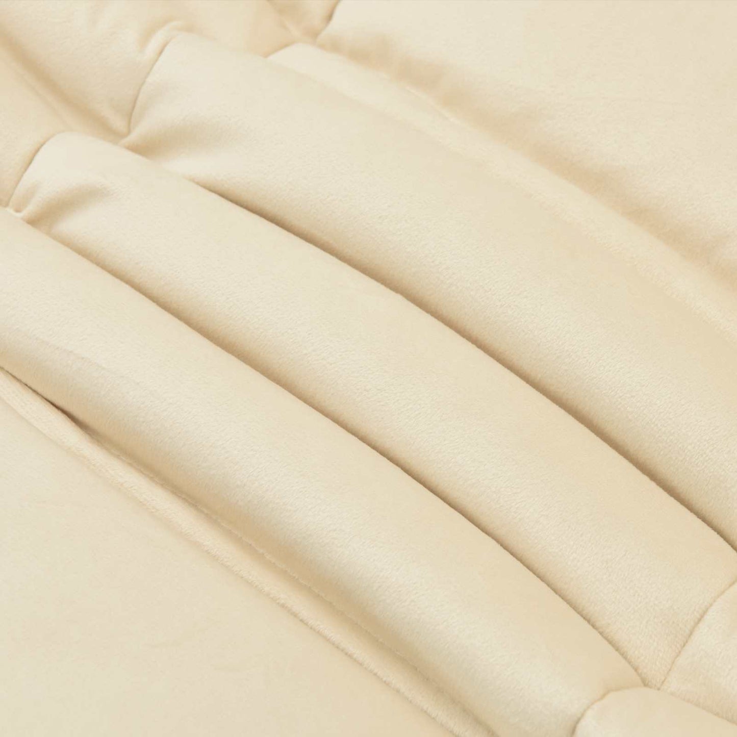 Ganzjahresbettdecke Gepolstert Creme 140 x 200 cm Mikrofaser