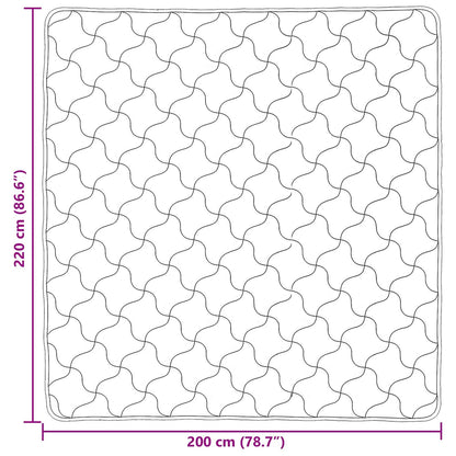 Sommerdecke Rosa 200 x 220 cm Mikrofaser und Teddy-Fleece