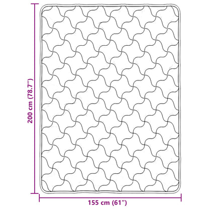 Ganzjahresbettdecke Gepolstert Rosa 155 x 200 cm