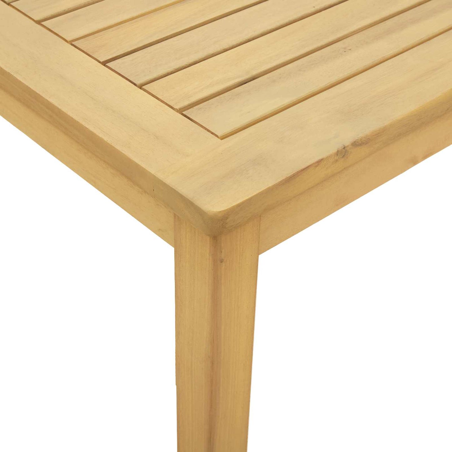 Couchtisch Helles Akazienholz 50 x 35 x 36 cm Massivholz Akazie