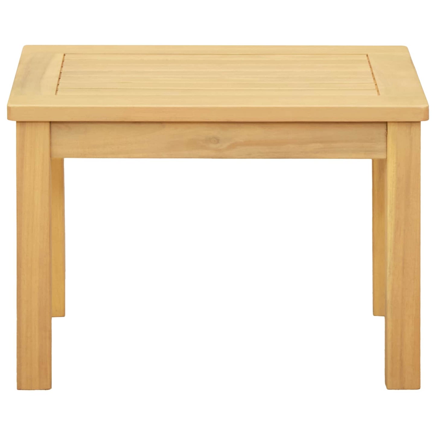 Couchtisch Helles Akazienholz 50 x 35 x 36 cm Massivholz Akazie