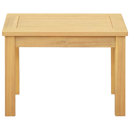 Couchtisch Helles Akazienholz 50 x 35 x 36 cm Massivholz Akazie