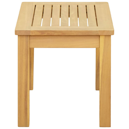 Couchtisch Helles Akazienholz 50 x 35 x 36 cm Massivholz Akazie