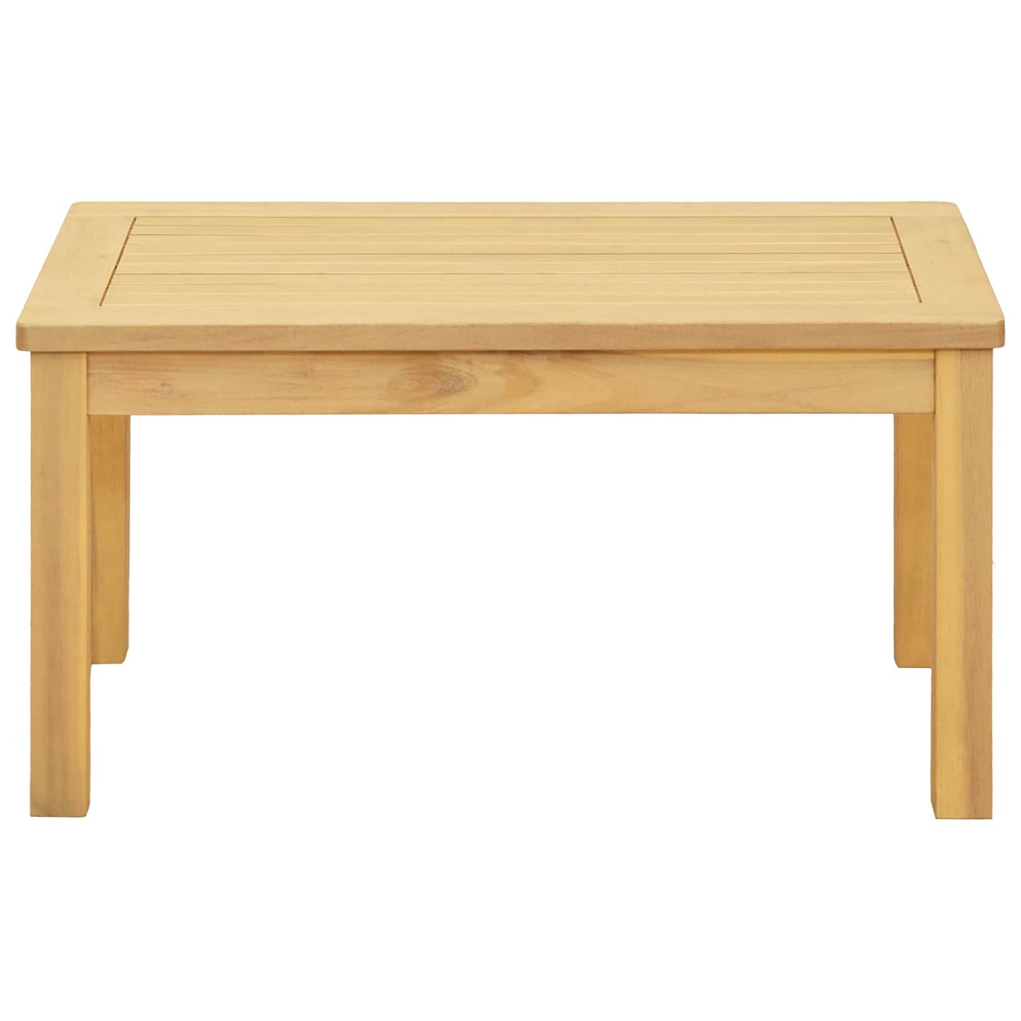 Couchtisch Helles Akazienholz 70 x 40 x 36 cm Massivholz Akazie