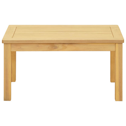 Couchtisch Helles Akazienholz 70 x 40 x 36 cm Massivholz Akazie