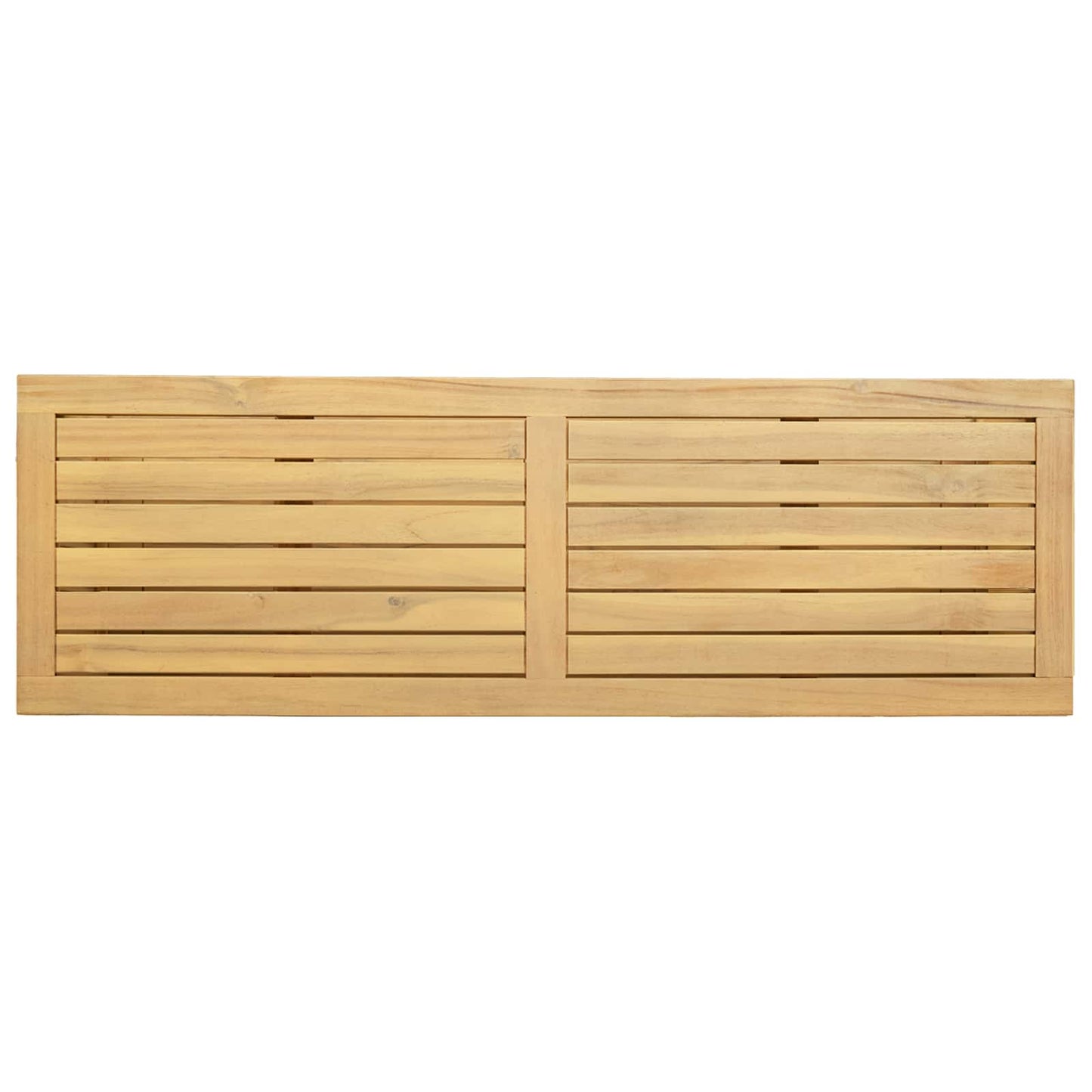 Gartenkonsole Tisch Helles Akazienholz 110 x 35 x 75 cm