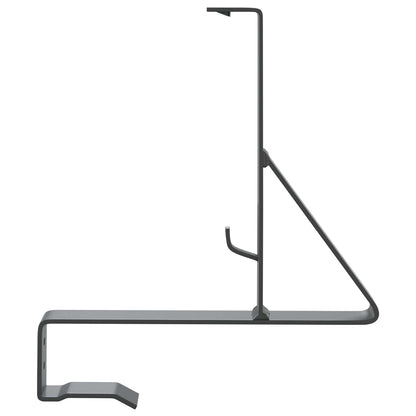 Schneewächter Unterstützung 12 pcs Anthrazit 29,5 x 3 x 34,5 cm