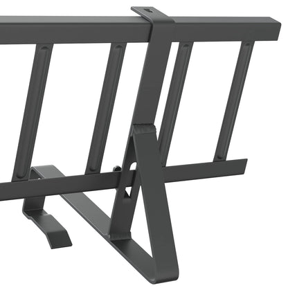 Dachschneeschild Anthrazit 300 x 29,5 x 34,5 cm Stahl