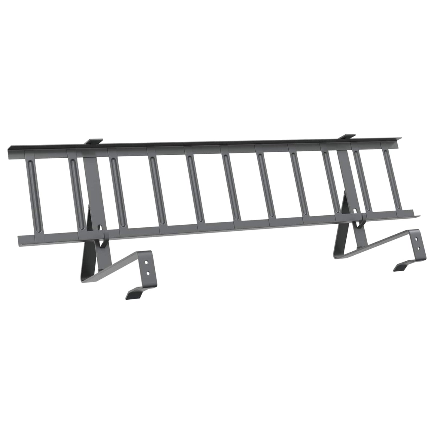 Dachschneeschild Anthrazit 300 x 29,5 x 34,5 cm Stahl