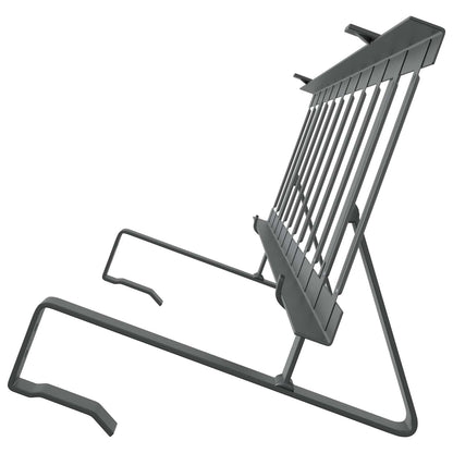 Dachschneeschild Anthrazit 300 x 29,5 x 34,5 cm Stahl