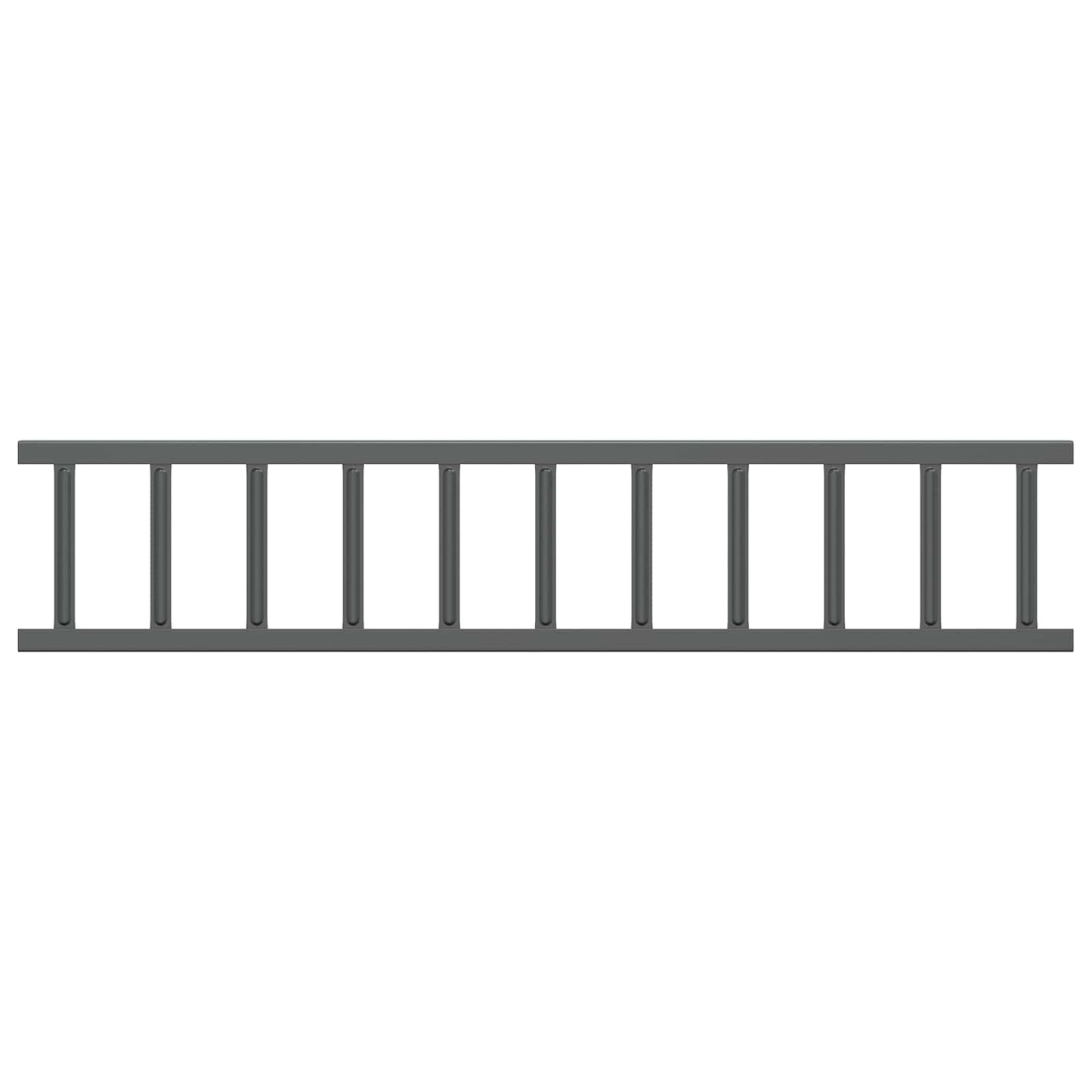 Dachschneeschild Anthrazit 100 x 2,5 x 20 cm Stahl