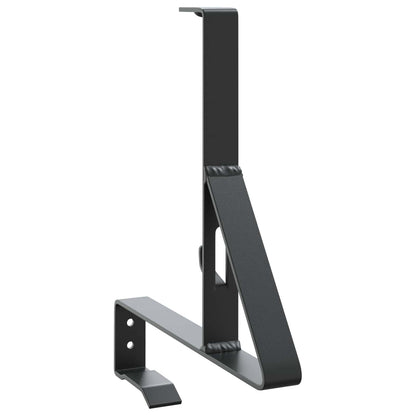 Schneewächter Unterstützung 12 pcs Schwarz 29,5 x 3 x 34,5 cm