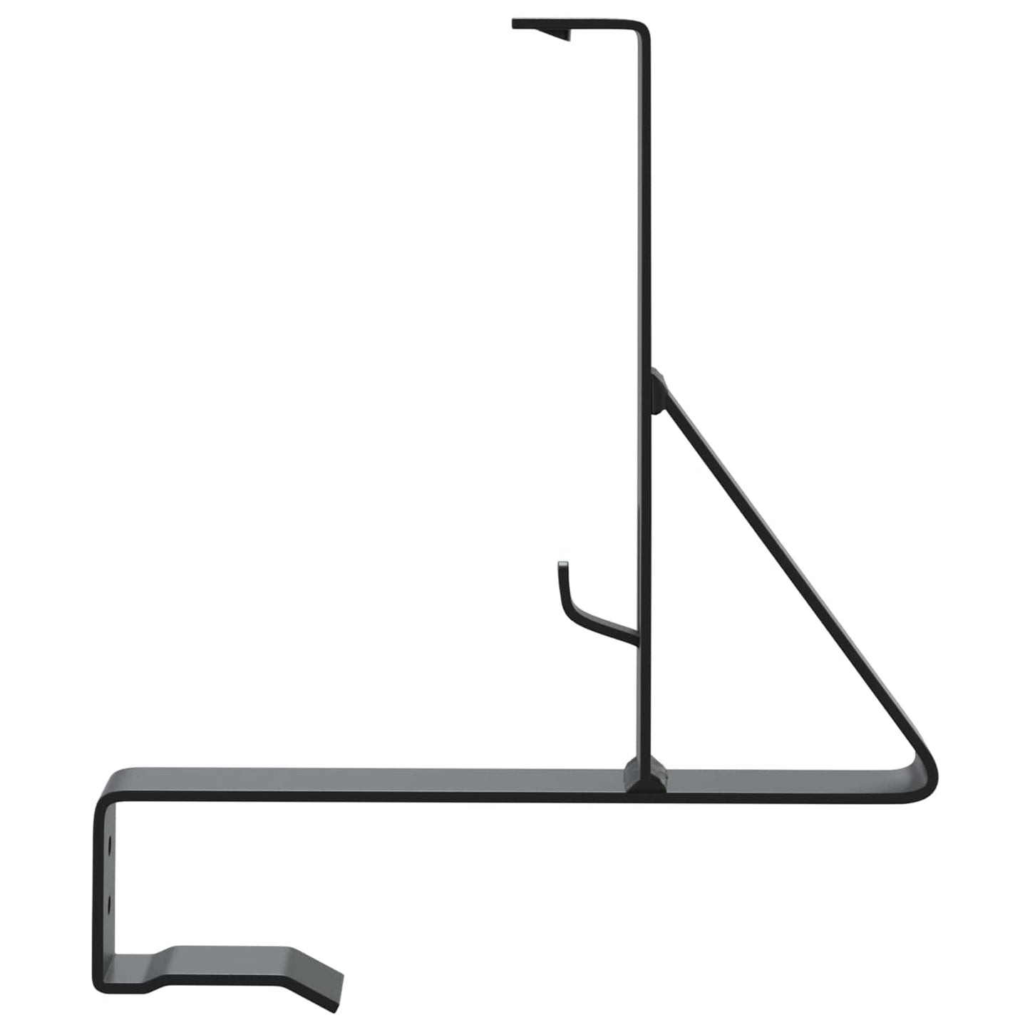 Schneewächter Unterstützung 12 pcs Schwarz 29,5 x 3 x 34,5 cm