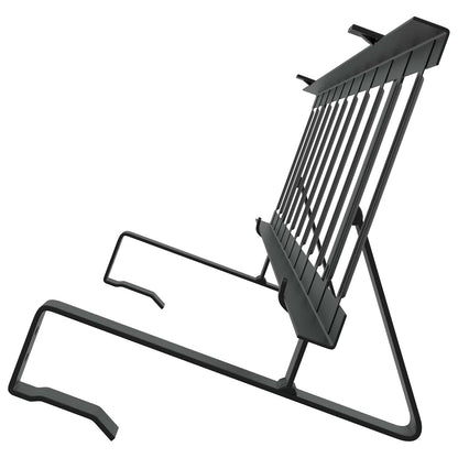 Dachschneeschild Schwarz 800 x 29,5 x 34,5 cm Stahl