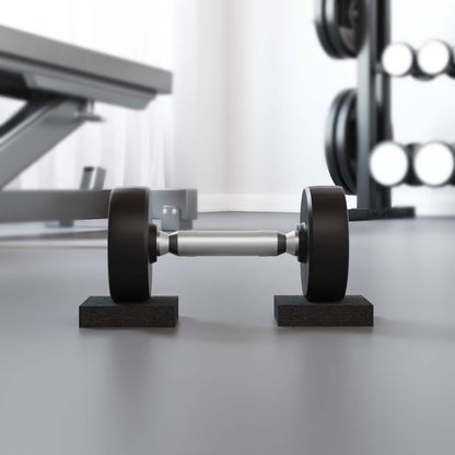 Gummipad 25 pcs Schwarz 9 x 6 x 2 cm Gummi