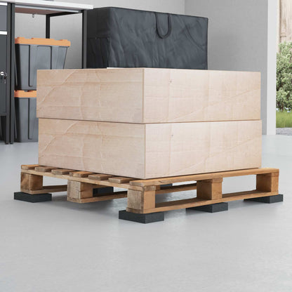 Gummipad 25 pcs Schwarz 9 x 6 x 2 cm Gummi