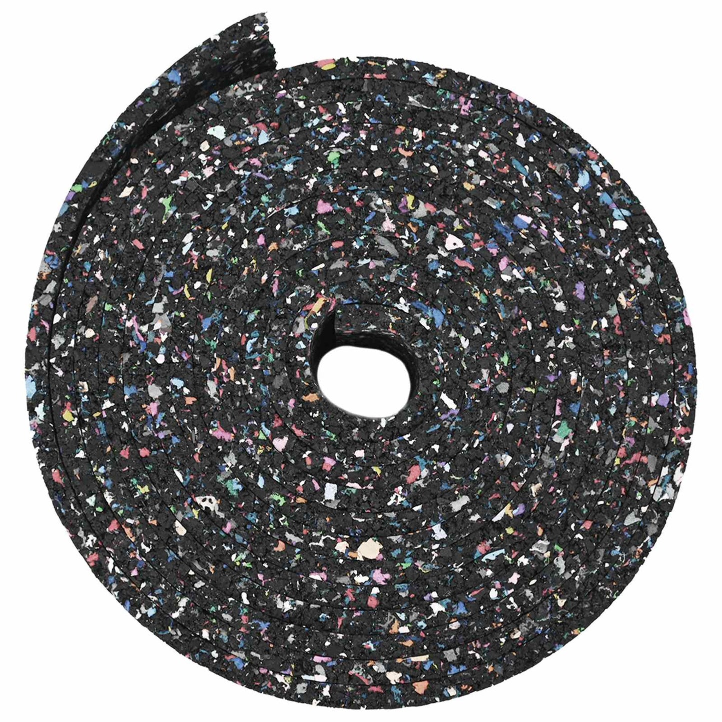 Gummiwalze Schwarz 200 x 8 x 1 cm Gummi