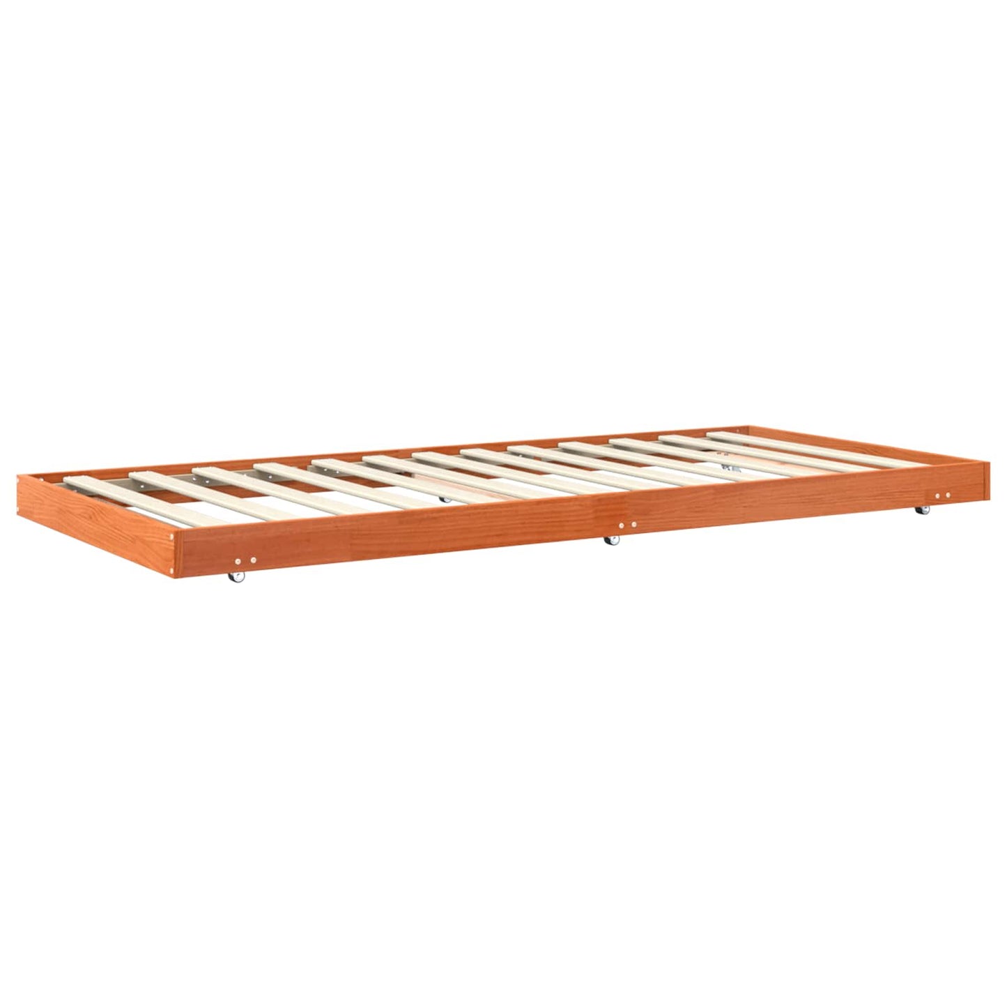 vidaXL Bettrahmen Wachsbraun 70 x 190 cm Massives Kiefernholz