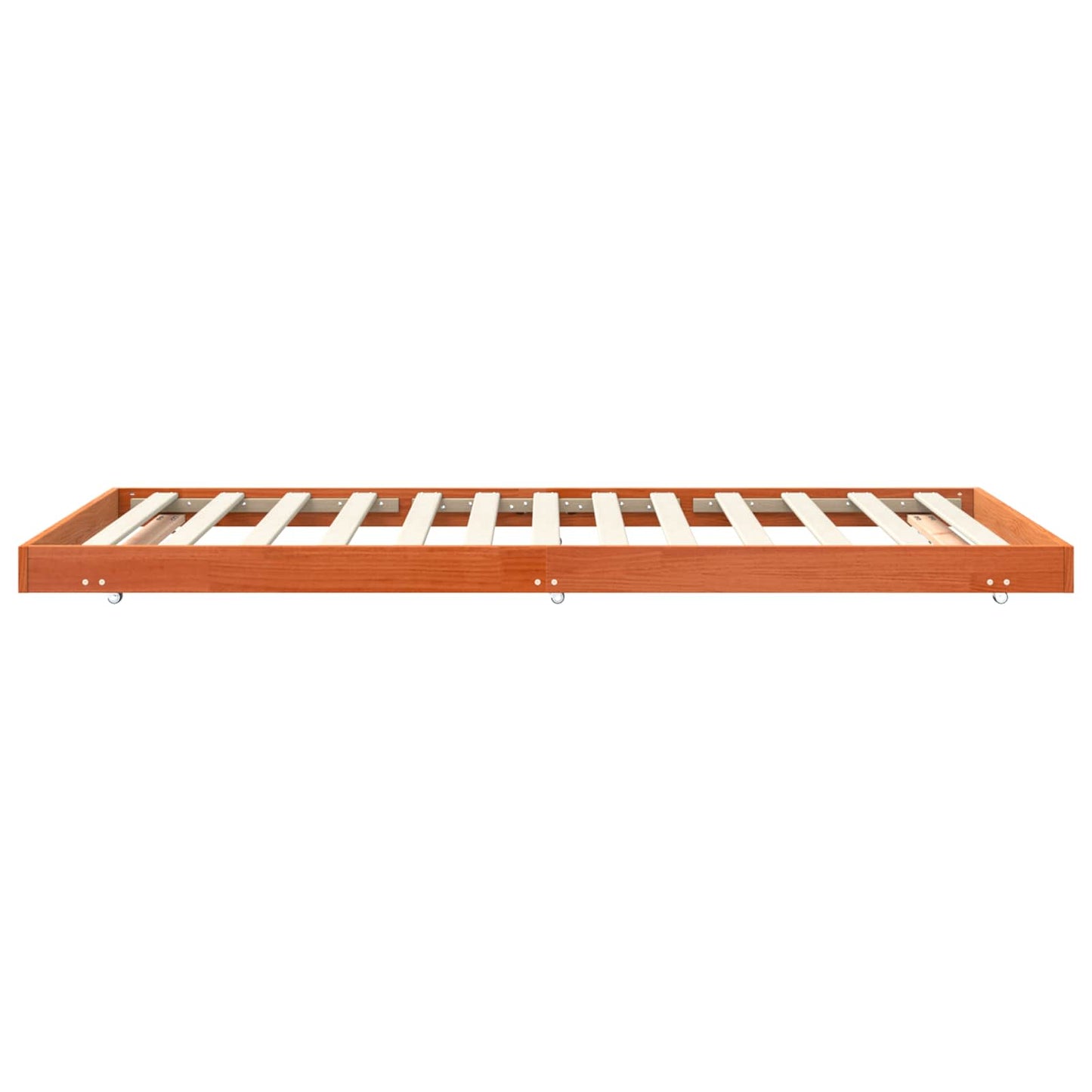 vidaXL Bettrahmen Wachsbraun 70 x 190 cm Massives Kiefernholz