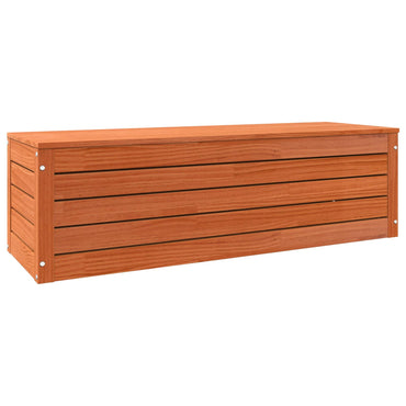 vidaXL Aufbewahrungsbox mit Speicher Wachsbraun 109 x 36,5 x 33 cm