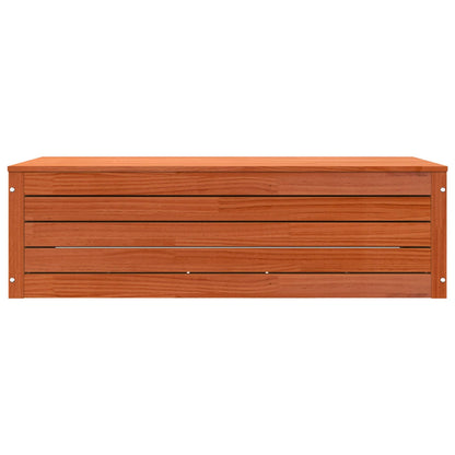 Aufbewahrungsbox mit Speicher Wachsbraun 109 x 36,5 x 33 cm