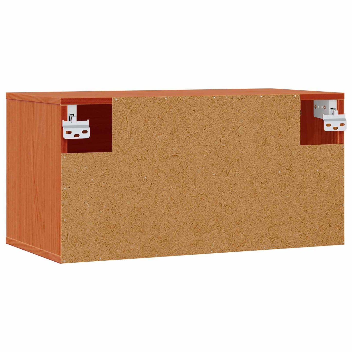 vidaXL Wandschrank Wachsbraun 60 x 30 x 30 cm Massives Kiefernholz