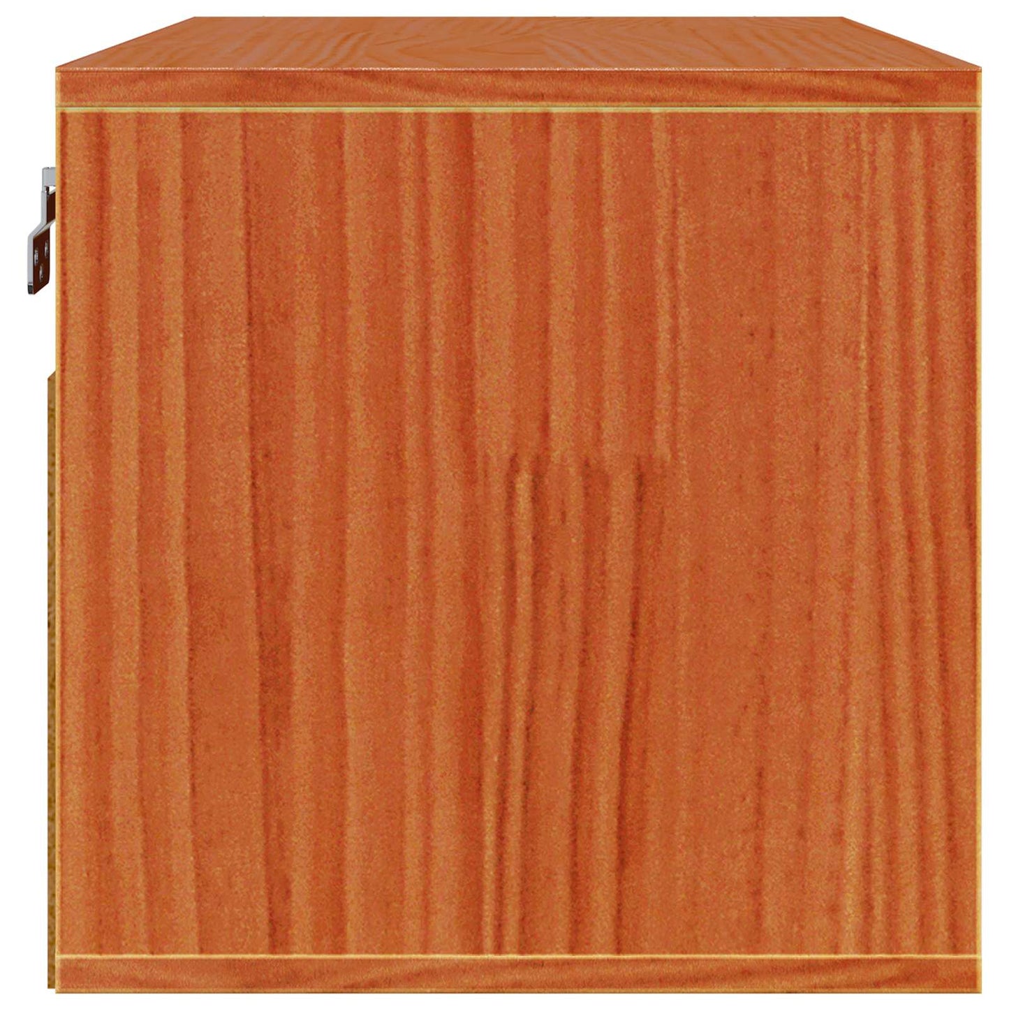 vidaXL Wandschrank Wachsbraun 60 x 30 x 30 cm Massives Kiefernholz