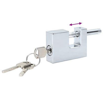 Vorhängeschloss Silber Stahl