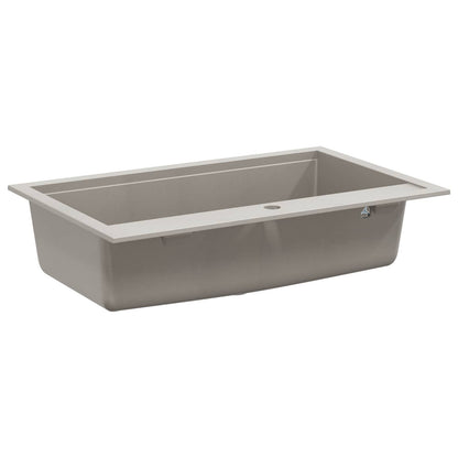 Waschbecken Grau 795 x 505 mm Granit