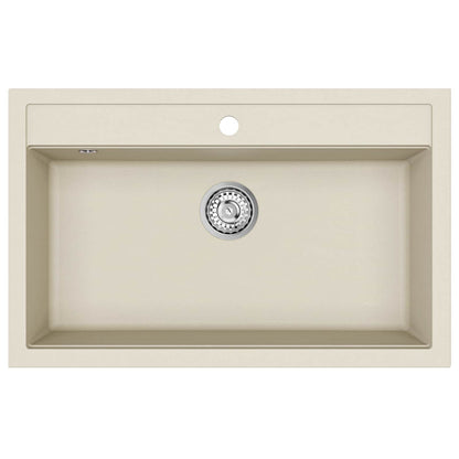 Waschbecken Beige 795 x 505 mm Granit