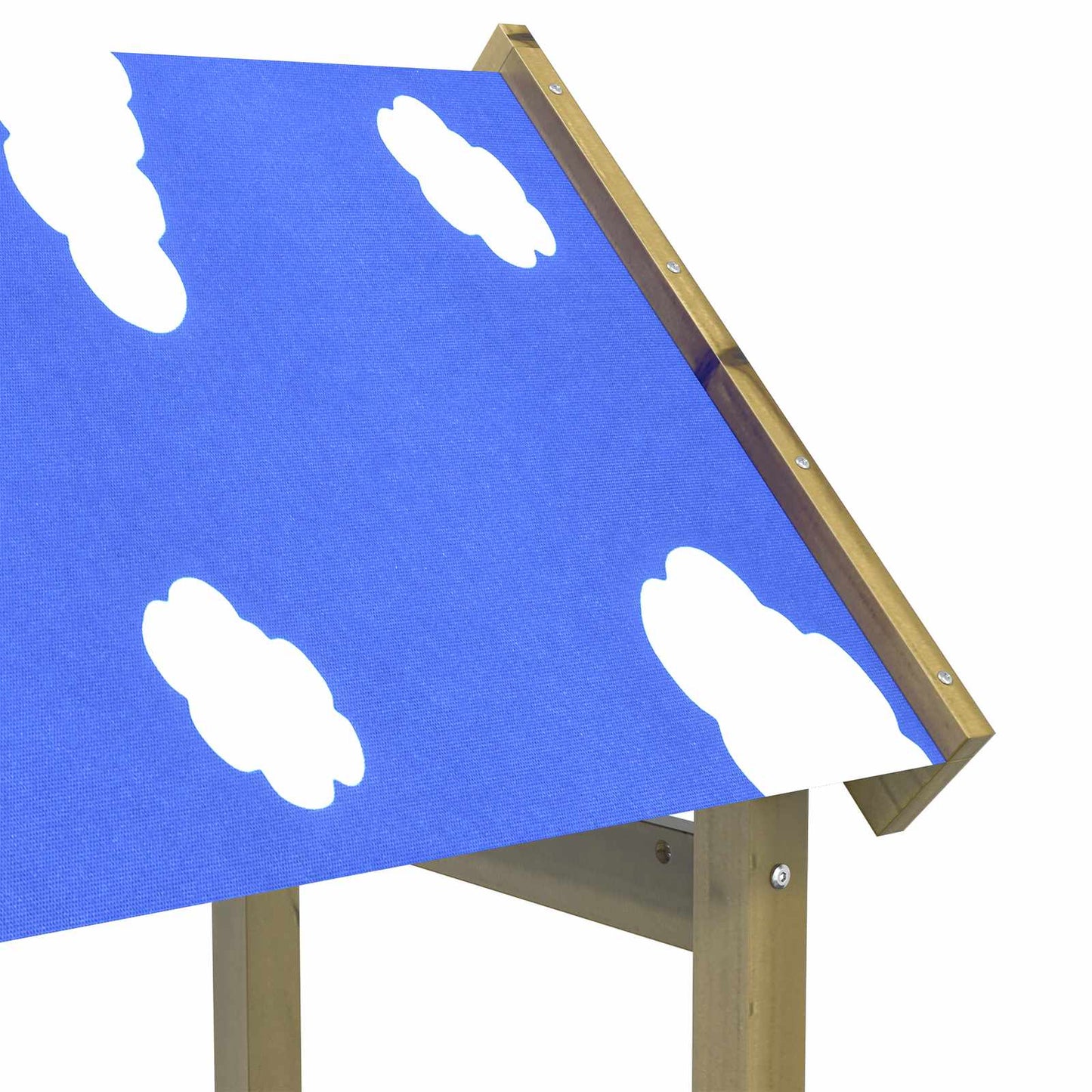 Spielturm Braun Massives imprägniertes Holz