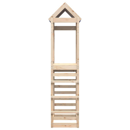 Spielturm Braun 85 x 52,5 x 239 cm Massives Kiefernholz