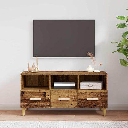 vidaXL TV-Schränk Altholz 102 x 36 x 50 cm Holzwerkstoff