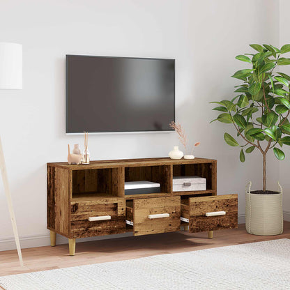 vidaXL TV-Schränk Altholz 102 x 36 x 50 cm Holzwerkstoff