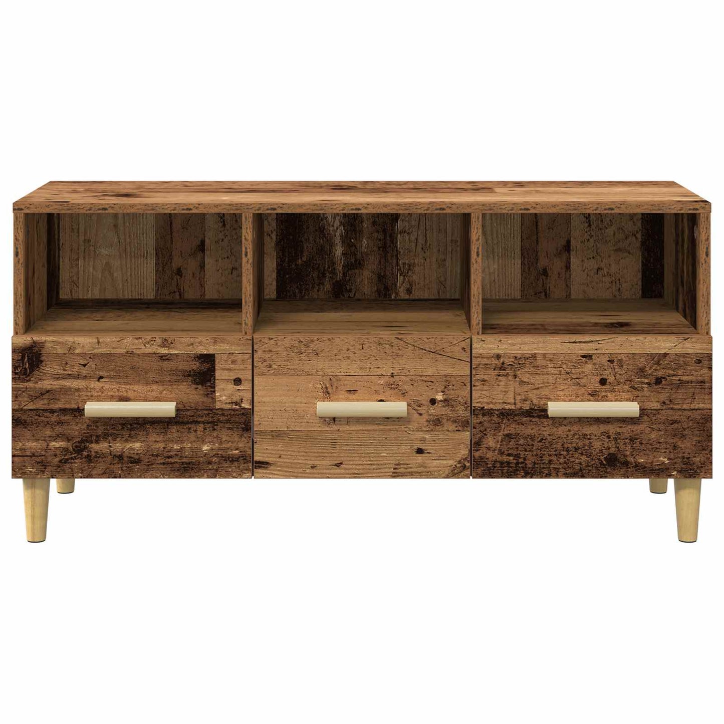 vidaXL TV-Schränk Altholz 102 x 36 x 50 cm Holzwerkstoff