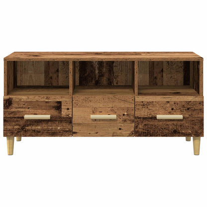 vidaXL TV-Schränk Altholz 102 x 36 x 50 cm Holzwerkstoff