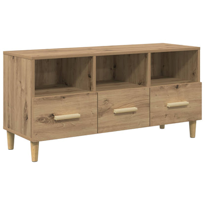 vidaXL TV-Schränk Kunsthandwerk Eiche 102 x 36 x 50 cm Holzwerkstoff