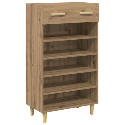 Schuhschrank Kunsthandwerk Eiche 60 x 35 x 105 cm Holzwerkstoff