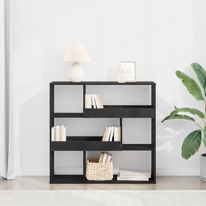 vidaXL Bücherregal Schwarz Eichen-Optik 100 x 33 x 94,5 cm