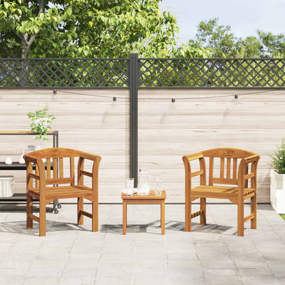 Gartenrosen-Lounge-Set 3 pcs Massivholz Akazie